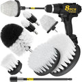 Holikme 8 Piece Drill Brush Attachment Set, Power Scrubber by Holikme