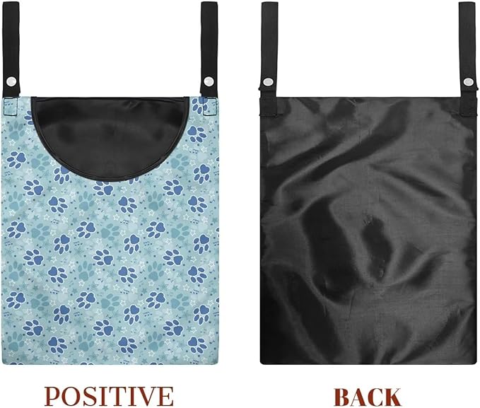 Clothes Pin Hanging Bag with Big Opening Storage Clothes Pins & Mini Clothespins - Image 7
