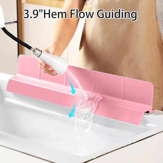23" Ultra Silicone Sink Splash Guard Released in 2025/Dec, Self-Draining Water - Image 8