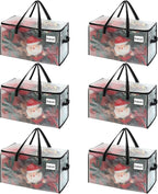 VENO 6 Pack Moving Bags, Comforter and Blanket Storage Bags by Veno