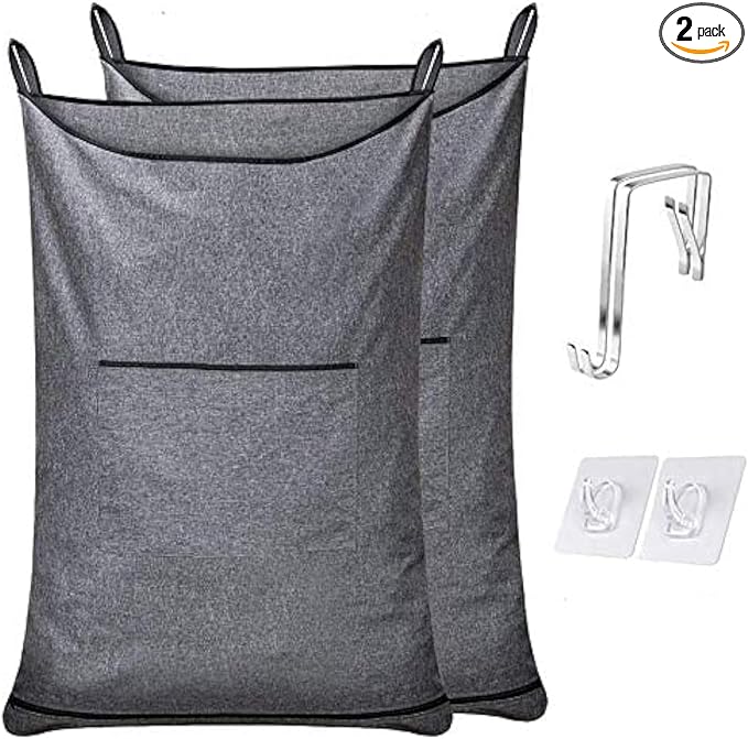 XL Hanging Hamper, Over The Door Hamper by MakeLifeSimpleandEfficient