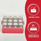 ALCYON Battery Organizer Storage Case, Battery Vault Box Container - Image 4
