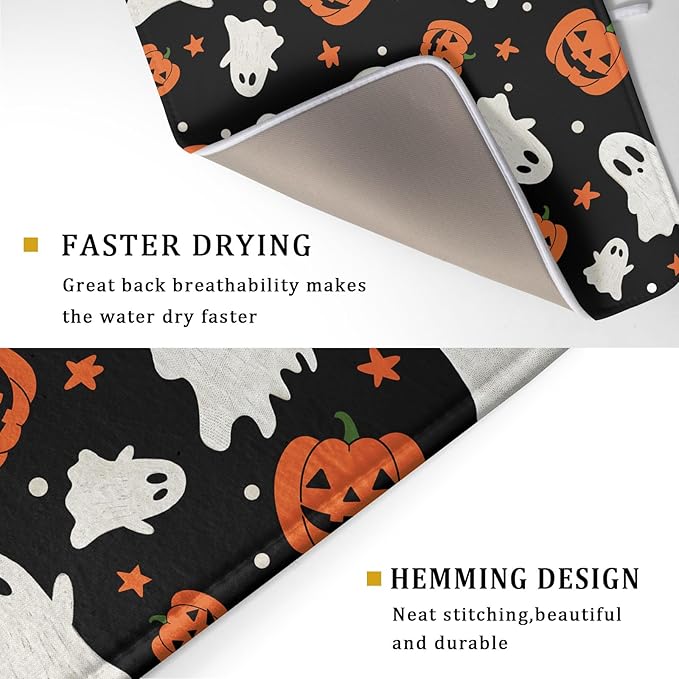 Halloween Dish Drying Mat 18 x 24 Inch - Image 3