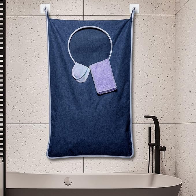 KEEPJOY 2 Pack Large Hanging Laundry Hamper Bag, 35x21.6 Inch Oversized Clothes - Image 4
