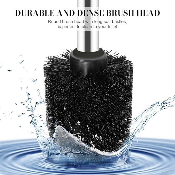 Toilet Brush and Holder, 2 Pack Toilet Brush - Image 2