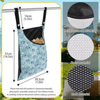 Clothes Pin Hanging Bag with Big Opening Storage Clothes Pins & Mini Clothespins - Image 6