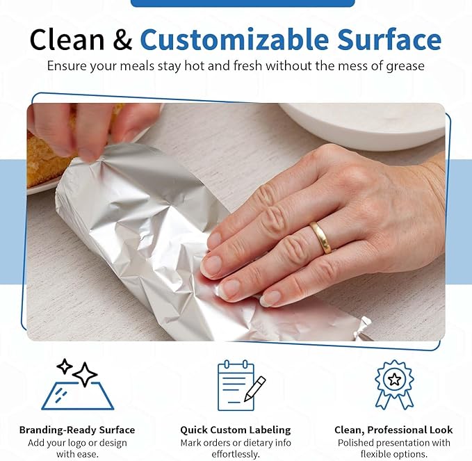 ANGEL’S PEEL LOUNGE Heavy Duty Aluminum Foil Sheets — Large Precut Non Stick - Image 5