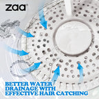 zaa Shower Drain Hair Catcher, Premium Silicone Drain Protector & Shower Drain - Image 2