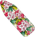 Nuxovilar Red & White Floral Pattern Ironing Board Cover, 15×54 inch, Fits Most by Nuxovilar