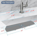 Faucet Guard - 90 Foldable Drain Mat - Image 2