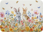 Spring Easter Rabbit Dish Drying Mat by Sweetshow