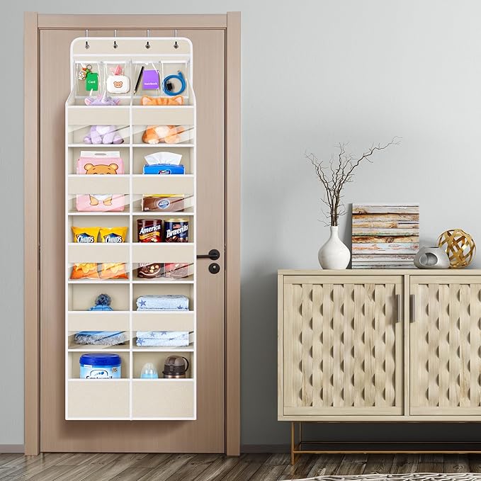 Univivi 6-Shelf Over Door Hanging Organizer Fabric Door Storage - Image 6