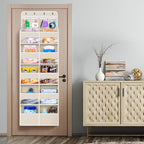 Univivi 6-Shelf Over Door Hanging Organizer Fabric Door Storage - Image 6