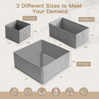 Criusia Drawer Organizer Clothes, 24 Pack Dresser Organizer - Image 2