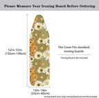 Green Hippie Floral Standard Ironing Board Cover Heat Reflective Ironing Mat - Image 5