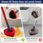 Scrubber Mop Head for Ocedar, Upgrade Scrub Brush for Ocedar, Spin Mop Scrub - Image 3