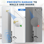 1 Pack Door Stops, Stainless Steel Door Stoppers, No Drilling Door Stops - Image 6
