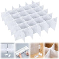 Blosssound 15 Pcs 5.12 Tall Drawer Divider Adjustable Drawer Organizer DIY by Blosssound