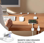 12 Pack Magnetic Cable Clip Organizer Cord Holder, Picozon Adhesive Cable - Image 2