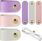 6pcs Leather Cable Organizer by salbsever
