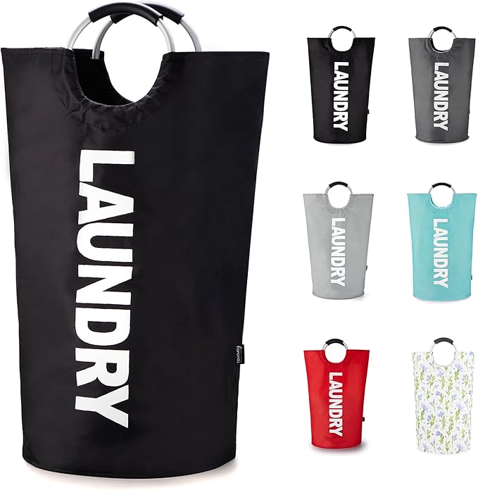 Caroeas 90L Laundry Basket, Waterproof Laundry Hamper, Laundry Bag by Caroeas