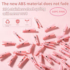 60PCS Baby Shower Clothespin Games Girl Plastic Mini Clothes Pins 1.4 inch - Image 3