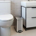 iTouchless 3 Gallon Slim Bathroom Trash Can - Image 2