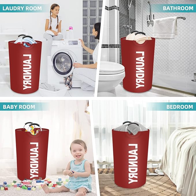 StorageRight 115L Large Laundry Basket, Laundry Hamper, Dirty Clothes Hamper - Image 6