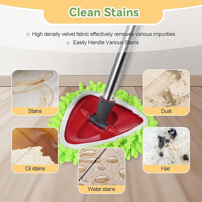 7 Pack Reusable Microfiber Mops Pads Compatible - Image 5
