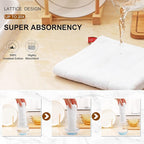Mordimy 100% Cotton Terry Cloth Dish Cloths, Soft and Absorbent Checkered Dish - Image 3