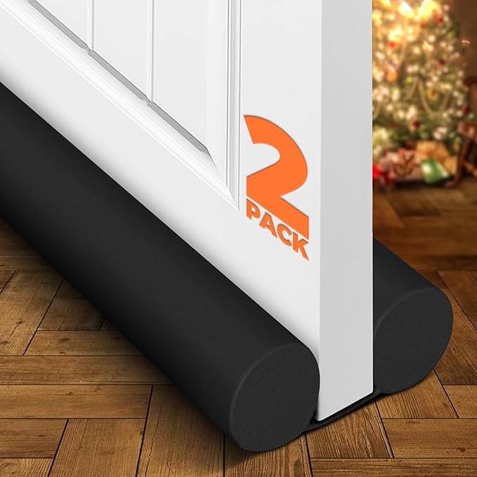 Holikme Weighted Door Draft Stopper, Heavy Duty Under Door Draft Blocker Bottom by Holikme