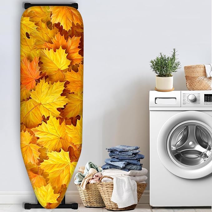 Nuxovilar Autumn Maple Leaves Ironing Board Cover, 15 * 54inch, Fit Most - Image 3