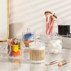 AOZITA 6 Pack Acrylic Qtip Holder Dispenser - Image 6