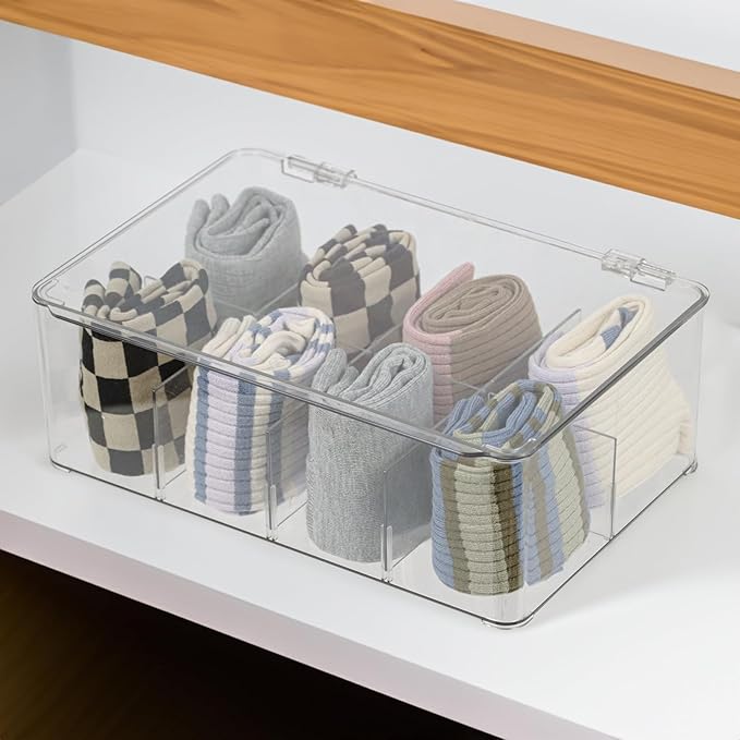 Clear Tea Bag Organizer, Dresser Organizers Drawer Organzier Storage Container - Image 4