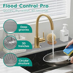 16 Inch Stone Faucet Mat for Kitchen Sink, Kitchen Sink Splash Guard-Water - Image 4