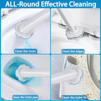 Disposable Toilet Brush， 2 Pack Toilet Wand and Holder - Image 5