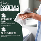DAN RIVER 12 Pack Wash Cloths for Showering - Image 3