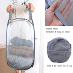 Mesh Pop up Laundry Hamper, Collapsible - Image 5