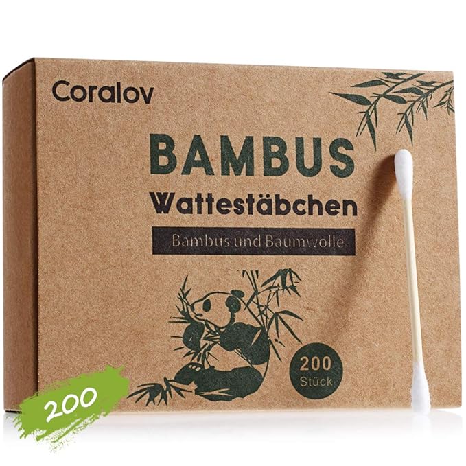 Bamboo Cotton Swab 1000PCS Double Cotton Buds bamboo Cotton Bud Eco organic - Image 8