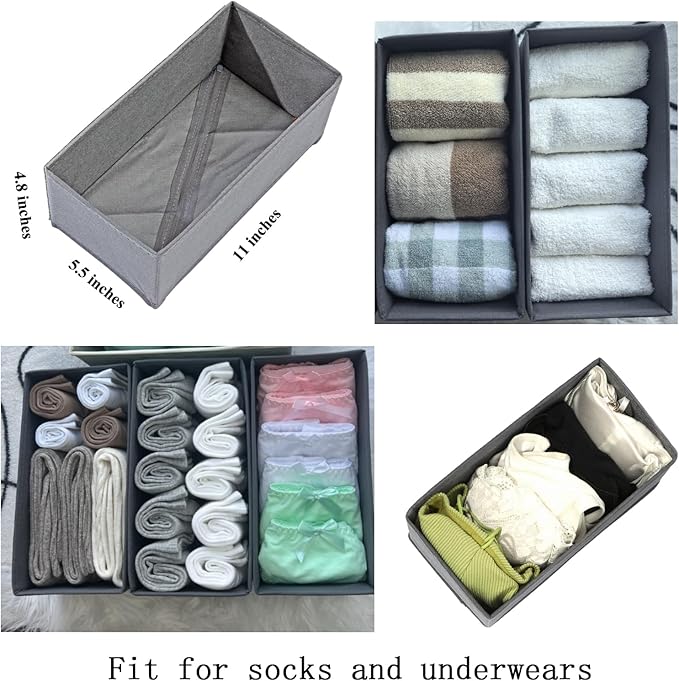 Sock Drawer Organizer 3 Pack - Image 4
