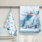 Boyiee Set of 6 Beach Kitchen Towels Coastal Ocean Dish Towels Sea Nautical Tea - Image 3