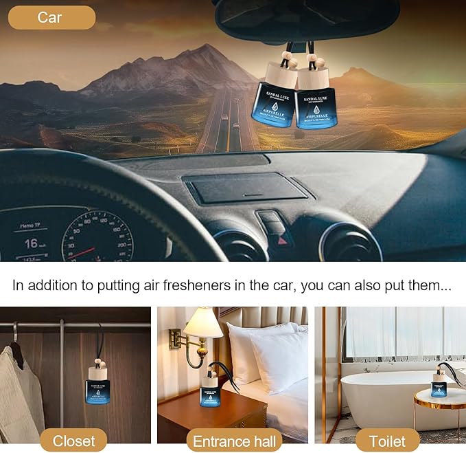 Car Air Freshener Hanging 2 Pack Car Air Fresheners Diffuser - Image 8