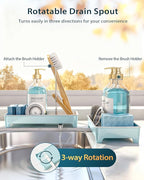 Minimalist Sink Caddy, Rustproof Sponge Holder - Image 5