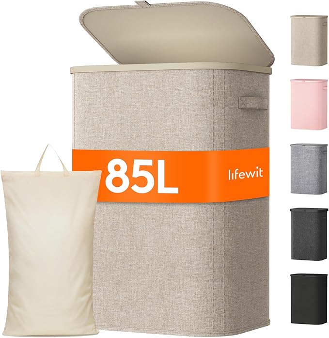 Lifewit 85L Large Laundry Basket by Lifewit