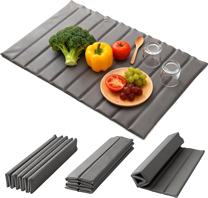 Large Stone Dish Drying Mat for Kitchen Counter, Quick-Dry Diatomaceous Earth by Unknown