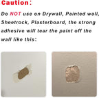 Adhesive Ceiling Hooks 4 Pack Stainless Steel Sticky Pad Eye Plate Snap Hooks - Image 7