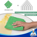 MR.SIGA Microfiber Cleaning Cloths, All-Purpose Microfiber Towels, Streak Free - Image 4
