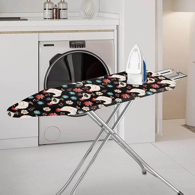 Chicken Floral Ironing Board Cover and Pad Full Size Ironing Mat - Image 2