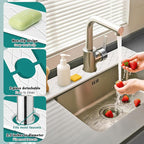 23.6 Inch Stone Faucet Mat for Kitchen Sink, Diatomite Absorbent Fast Drying - Image 4