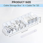 Tatuo 4 Pcs Cable Organizer - Image 2